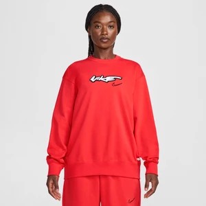 Zdjęcie produktu Damska bluza o luźnym kroju z dzianiny dresowej Nike Sportswear Breaking - Czerwony