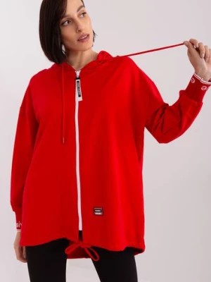Zdjęcie produktu Damska bluza z kapturem czerwony RELEVANCE