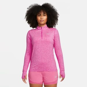 Zdjęcie produktu Damska koszulka do biegania z zamkiem 1/2 Nike - Różowy