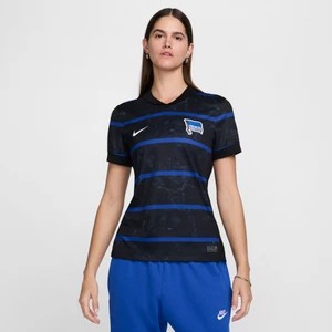 Zdjęcie produktu Damska koszulka piłkarska Nike Dri-FIT Hertha BSC Stadium 2024/25 (wersja wyjazdowa) (replika) - Czerń