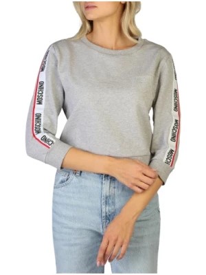 Zdjęcie produktu Damski długi sweter z bawełny Moschino