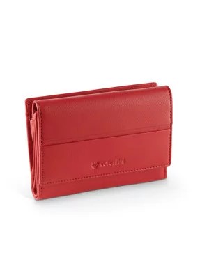 Zdjęcie produktu Damski portfel Valentini Milford P62 czerwony