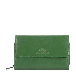 Zdjęcie produktu Damski portfel ze skóry poziomy zielony Wittchen