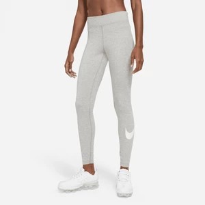 Zdjęcie produktu Damskie legginsy ze średnim stanem i logo Swoosh Nike Sportswear Essential - Szary