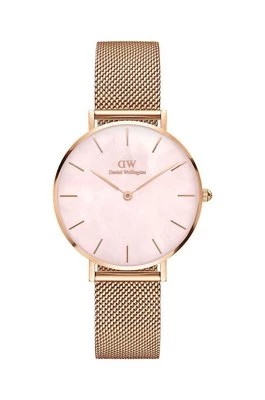 Zdjęcie produktu Daniel Wellington zegarek Petite 32 Melrose damski kolor różowy