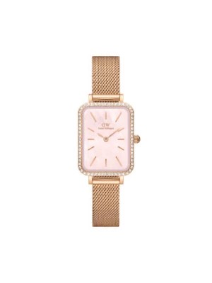 Zdjęcie produktu Daniel Wellington Zegarek Quadro Mesh DW00100669 Różowe złoto