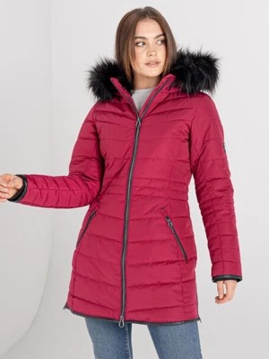 Zdjęcie produktu Dare 2b Płaszcz zimowy "Striking" w kolorze czarno-różowym rozmiar: 36