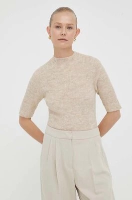 Zdjęcie produktu Day Birger et Mikkelsen sweter wełniany damski kolor beżowy