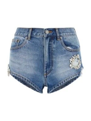 Zdjęcie produktu Denim Shorts - Klasyczny Styl dla Mężczyzn i Kobiet Area