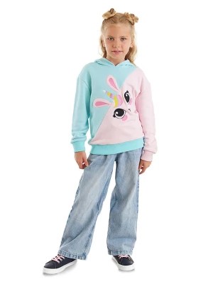 Zdjęcie produktu Denokids Bluza "Unicorn Bunny" w kolorze turkusowym rozmiar: 110