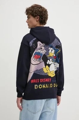 Zdjęcie produktu Desigual bluza ANSELMO-MICKEY męska kolor czarny z kapturem z nadrukiem 24WMSK04