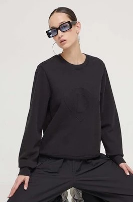 Zdjęcie produktu Desigual bluza bawełniana TRAVIS damska kolor czarny z aplikacją 24SWSK30