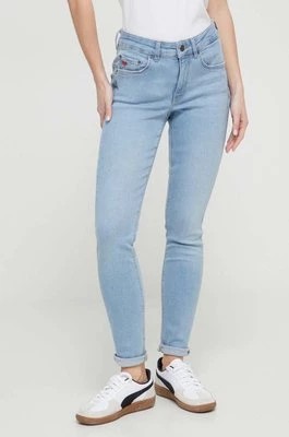 Zdjęcie produktu Desigual jeansy DELAWAR damskie kolor niebieski 24SWDD26