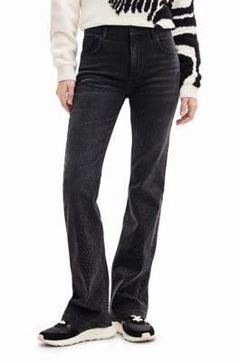 Zdjęcie produktu Desigual jeansy x Disney damskie medium waist