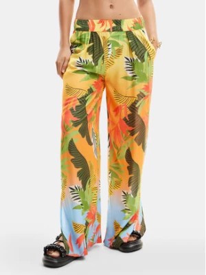 Zdjęcie produktu Desigual Spodnie materiałowe Tropical Party 24SWMW21 Kolorowy Loose Fit