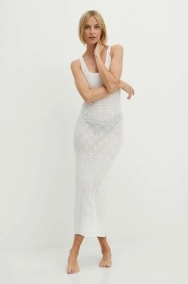 Zdjęcie produktu Desigual sukienka plażowa KENIA kolor biały 24SWMF02