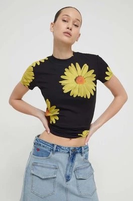 Zdjęcie produktu Desigual t-shirt MARGARITAS damski kolor czarny 24SWTKAV