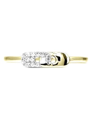 Zdjęcie produktu Diamant Vendôme Złoty pierścionek z diamentami rozmiar: 57
