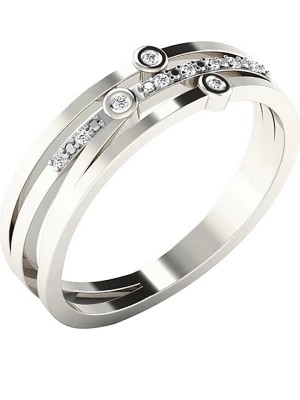 Zdjęcie produktu Vittoria Jewels Złoty pierścionek z diamentami rozmiar: 59