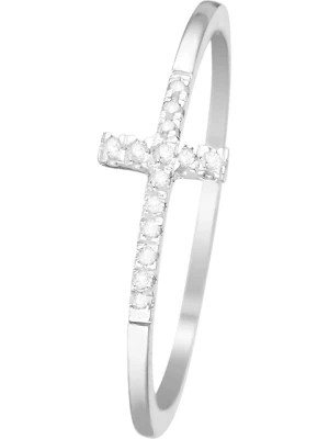 Zdjęcie produktu DIAMOND & CO Złoty pierścionek "Christiane" z diamentami rozmiar: 62