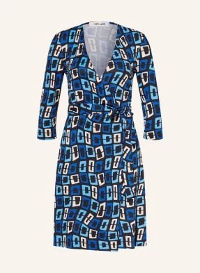 Zdjęcie produktu Diane Von Furstenberg Sukienka W Stylu Kopertowym New Julian Z Jedwabiu Z Rękawami 3/4 blau