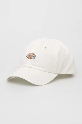 Zdjęcie produktu Dickies czapka z daszkiem bawełniana kolor biały z aplikacją DK0A4TKVC581-CLOUD