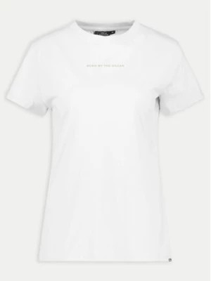 Zdjęcie produktu Didriksons T-Shirt Ingarö 505542 Biały Regular Fit
