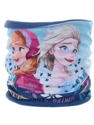 Zdjęcie produktu Disney Frozen Dwustronny szal-koło "Kraina Lodu" w kolorze błękitnym rozmiar: onesize