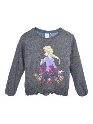 Zdjęcie produktu Disney Frozen Koszulka "Kraina lodu" w kolorze antracytowym ze wzorem rozmiar: 104