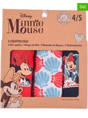 Zdjęcie produktu Disney Minnie Mouse Majtki (3 pary) "Minnie" ze wzorem rozmiar: 92/98