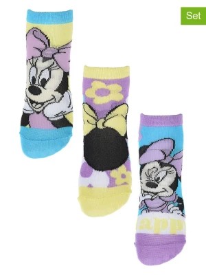 Zdjęcie produktu Disney Minnie Mouse Skarpety (3 pary) "Minnie" w różnych kolorach rozmiar: 27-30