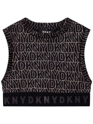 Zdjęcie produktu DKNY Biustonosz sportowy w kolorze czarnym rozmiar: 152