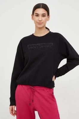 Zdjęcie produktu Dkny bluza damska kolor czarny z aplikacją