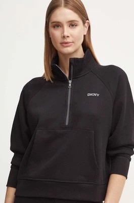 Zdjęcie produktu Dkny bluza damska kolor czarny z kapturem z aplikacją DP4T9993