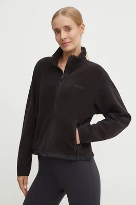 Zdjęcie produktu Dkny bluza polarowa kolor czarny gładka DP4J9484