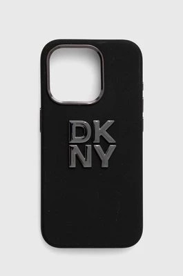 Zdjęcie produktu Dkny etui na telefon iPhone 15 Pro 6.1 kolor czarny DKHCP15LSMCBSK