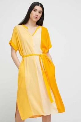 Zdjęcie produktu Dkny koszula nocna damska kolor pomarańczowy