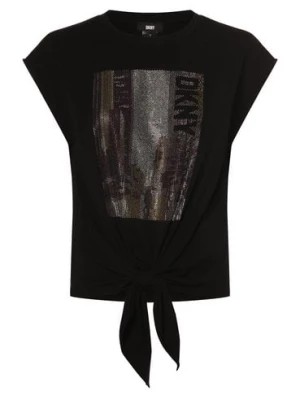 Zdjęcie produktu DKNY Koszulka damska Kobiety czarny jednolity,