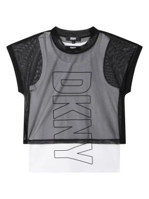Zdjęcie produktu DKNY Koszulka w kolorze antracytowym rozmiar: 164