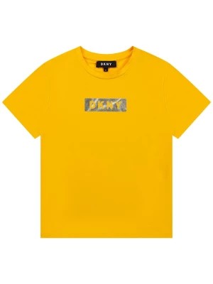 Zdjęcie produktu DKNY Koszulka w kolorze żółtym rozmiar: 128