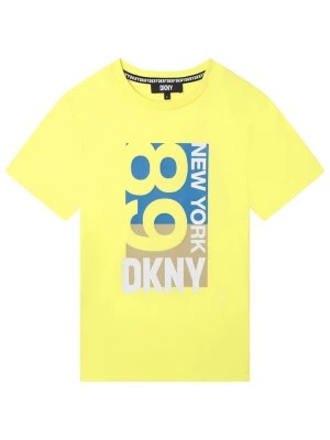Zdjęcie produktu DKNY Koszulka w kolorze żółtym rozmiar: 176