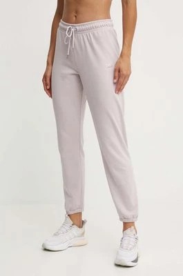 Zdjęcie produktu Dkny spodnie dresowe kolor fioletowy z nadrukiem