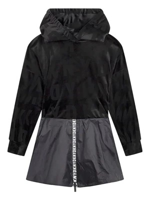 Zdjęcie produktu DKNY Sukienka dresowa w kolorze antracytowo-czarnym rozmiar: 164