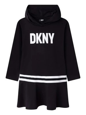 Zdjęcie produktu DKNY Sukienka dresowa w kolorze czarnym rozmiar: 164