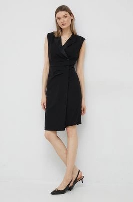 Zdjęcie produktu Dkny sukienka kolor czarny mini prosta