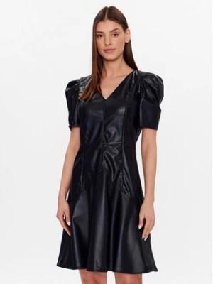 Zdjęcie produktu DKNY Sukienka z imitacji skóry DD2K4479 Granatowy Regular Fit