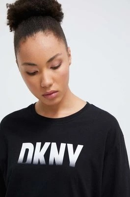 Zdjęcie produktu Dkny t-shirt bawełniany damski kolor czarny DP3T9626
