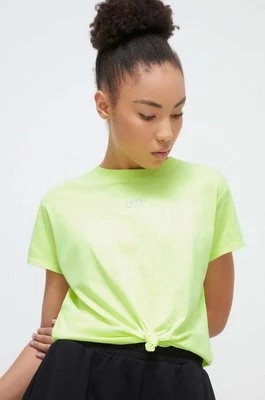 Zdjęcie produktu Dkny t-shirt bawełniany damski kolor żółty DP3T8521