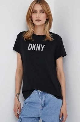 Zdjęcie produktu Dkny t-shirt damski kolor czarny P03ZBDNA