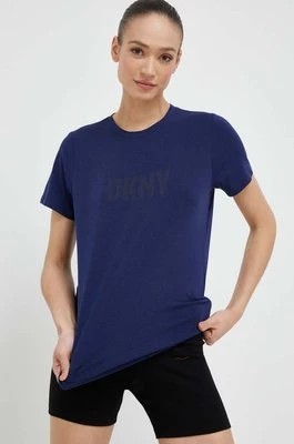 Zdjęcie produktu Dkny t-shirt damski kolor granatowy